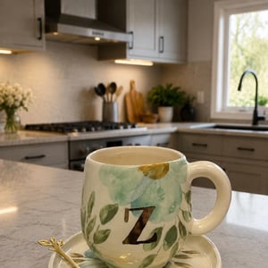 Taza Inicial Celeste